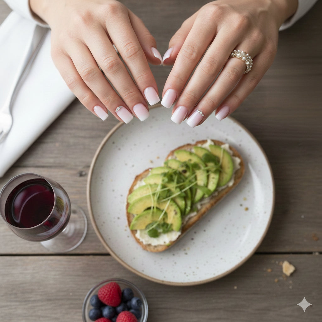 ONELINA™ – Ongles Babyboomer Carrés – Pose Rapide & Tenue 14 Jours